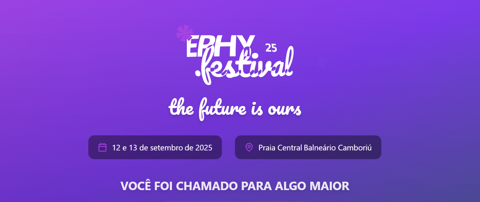 EPHY Festival 2025: juventude, criatividade e diversidade agitam Balneário Camboriú em evento cultural e artístico